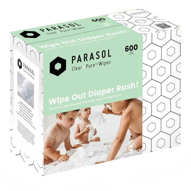 Parasol Clean+Pure Natural Baby Wipes 99% RO, pH Balanced