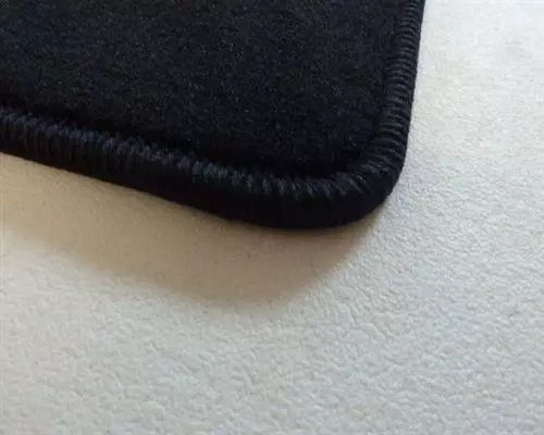 Fußmatten 3-teilig feiner dicker Velour Teppich schwarz passend für VW Bus T3 2