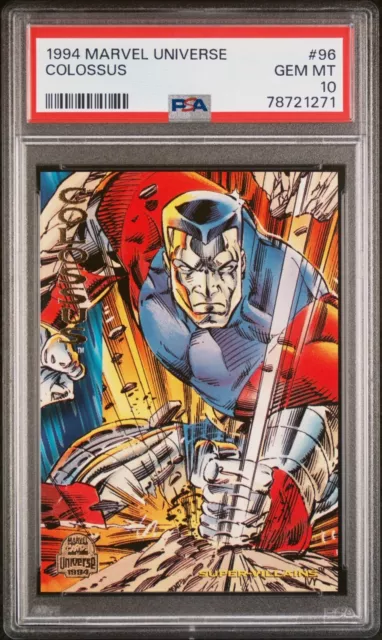 1994 Fleer Marvel Universe #96 Colossus PSA 10