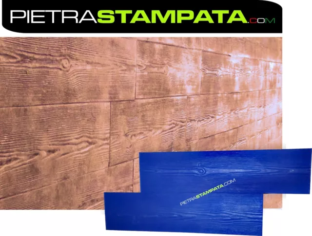 STAMPO per intonaco stampato FINTO LEGNO muro stampato Vertical Concrete Mold