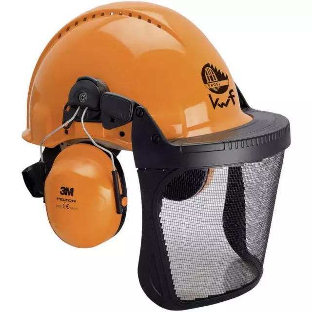 3M Forest 3MO315C Forstschutzhelm mit integriertem Visier Orange