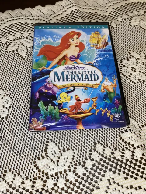 The Little Mermaid (DVD, 2006, 2-Disc Set, Platinum Edition) Walt Disney Classic