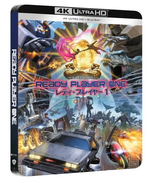 Ready Player One Special Steelbook (4K UHD + Blu-ray, importación, libre de región) *NUEVO*