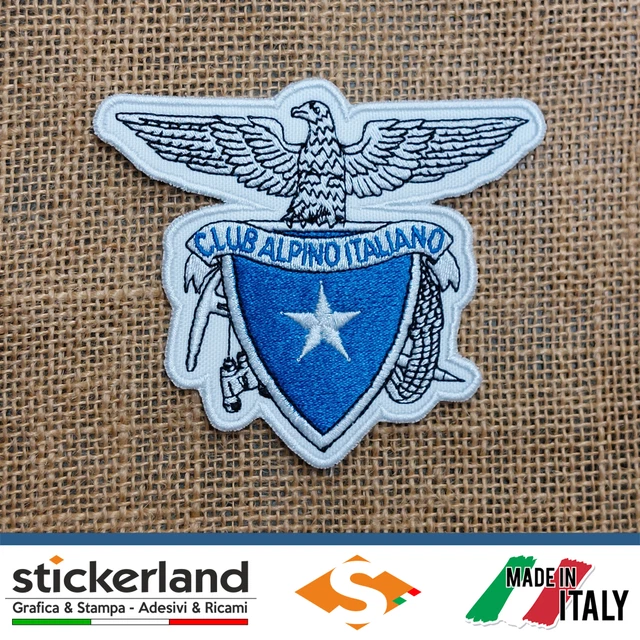 TOPPA PATCH CAI Club Alpino Italiano Trekking Hiking Alpinismo