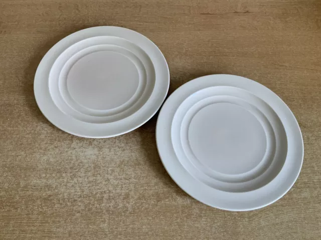 Branksome China - Graceline - 2 x 21 cm Salad Plates - Beige