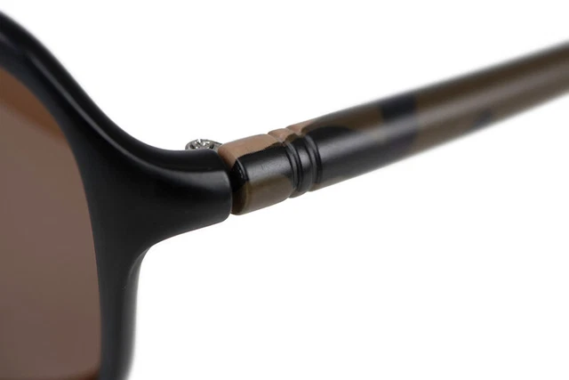 Fox Pilotensonnenbrille tarnfarben/schwarz & braun Gläser Karpfen & grobes Angeln