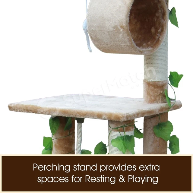 CAT SCRATCHING POST Tree Gym House Scratcher Poles Toy Condo Medium