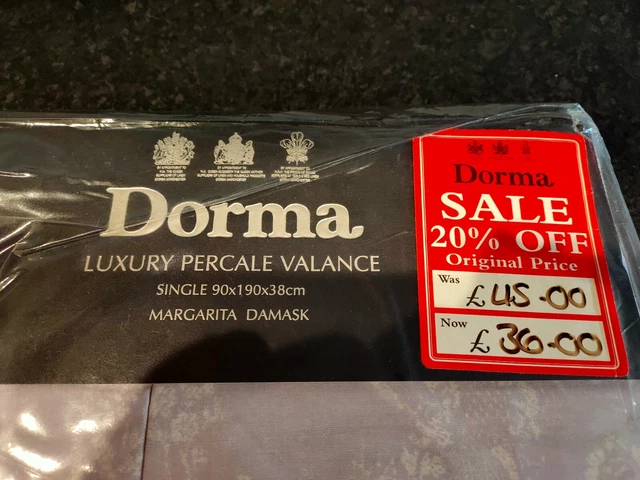 Letto singolo Valance - DORMA - Was £45,00