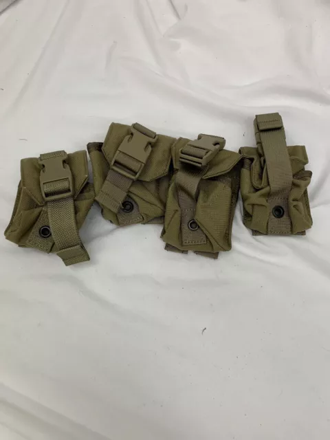 Eagle Industries DGLCS Frag Grenade Pouch SEALS's MJK Pinky Tan SEALs Green Tag