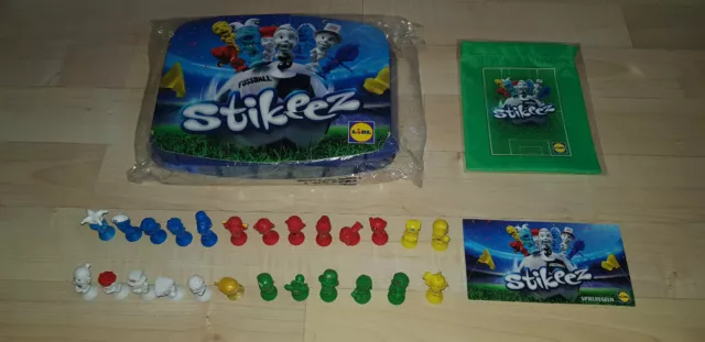 LIDL 🇩🇪 Stikeez 2016 ⚽ Fußball EM CUP 🏆 Album komplett NEU⚽ Sammelbeutel Neu