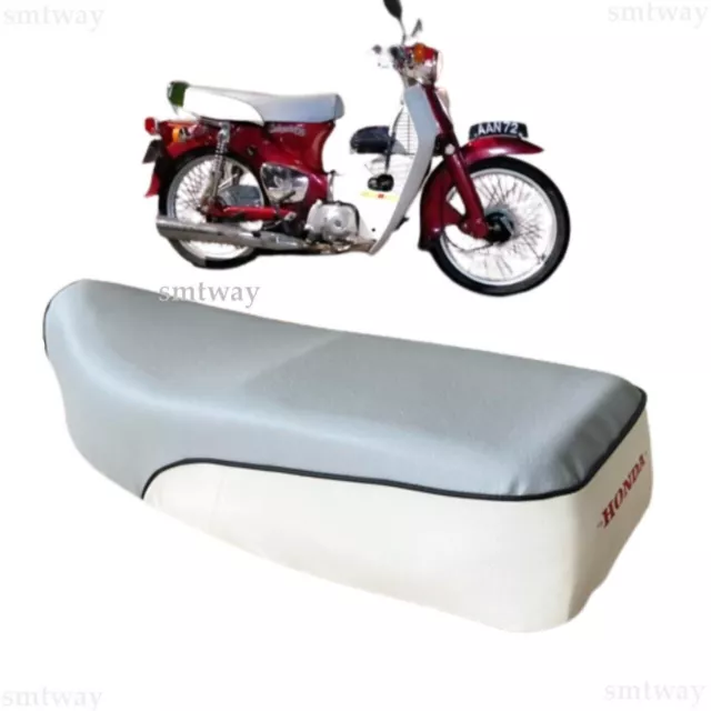 HONDA Cub C65 C70 C90 CM90 CM91 Complete Double Seat   white - Grey   New