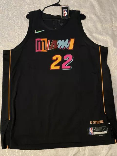 Team Issue Jimmy Butler Miami Heat Jersey 2020 Nike 50 +6 Authentic Pro Cut Game