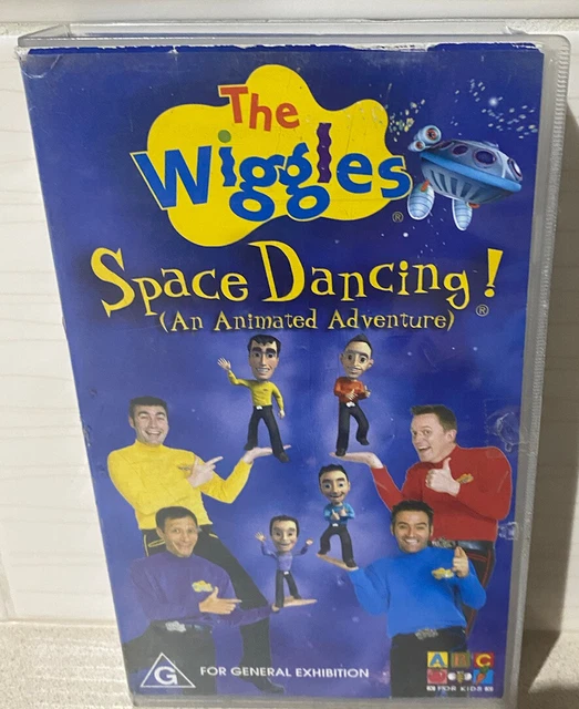 THE WIGGLES SPACE Dancing An Animated Adventure VHS Original Wiggles ...