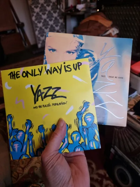 Yazz And The Plastic Population - The Only Way Is Up & treat me good  7" bundle