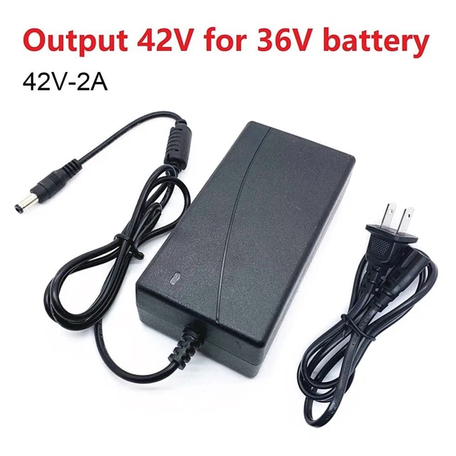 Chargeur 36V 2A Pour Batterie Bosch - Compatible VAE Active Et Performance Line