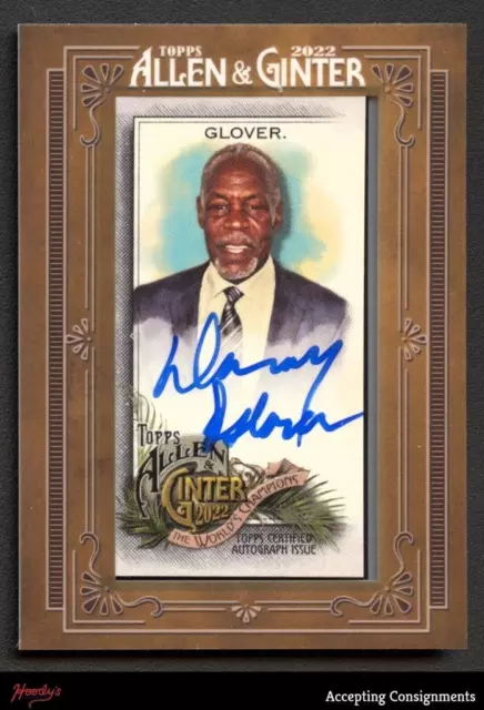 2022 Topps Allen and Ginter Framed Mini Autographs #MADGL Danny Glover AUTO