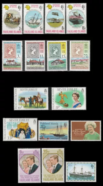 Falkland Islands Lot 27: (Stamp details below) Scott 2023 Catalog Value $7.55