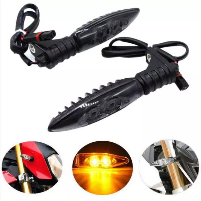 Motorrad LED Vorne Blinker Blinkleuchte Smoke Für BMW R1200GS S1000RR F800GS DA