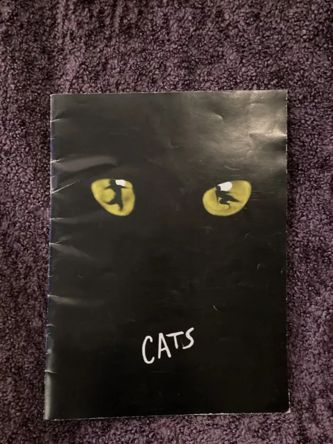 1982 CATS Winter Garden Theatre Souvenir Program + Cast Info