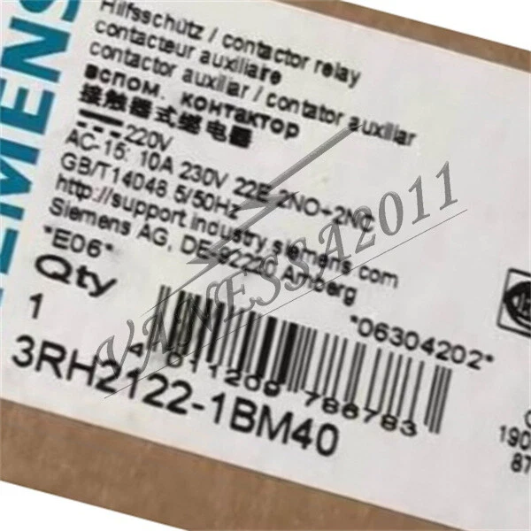 ONE NEW Siemens contactor 3RH2122-1BM40