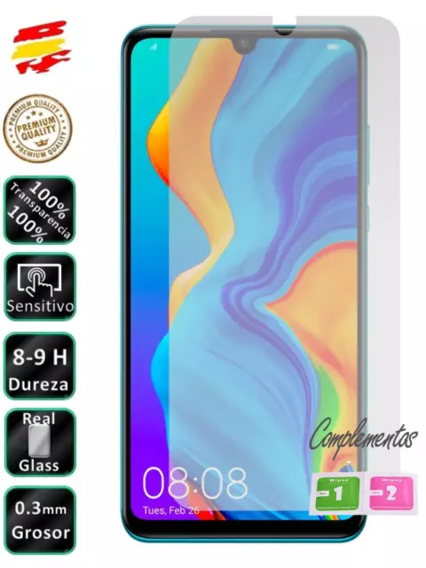 Set Protector de Pantalla Huawei P30 Lite New Edition TRANSPARENTE Completo Curv