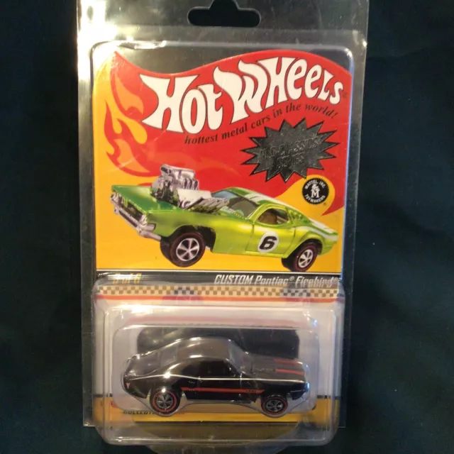 hotwheels neo-classics series custom pontiac firebird # 02720/11000 with case