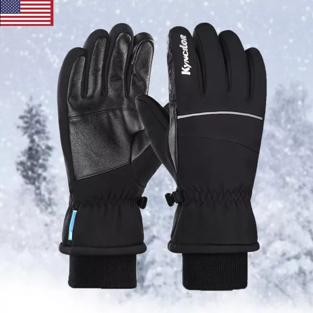Winter -10℃ Snow Waterproof Ski Gloves Cold Weather Thermal Gloves for Men Women