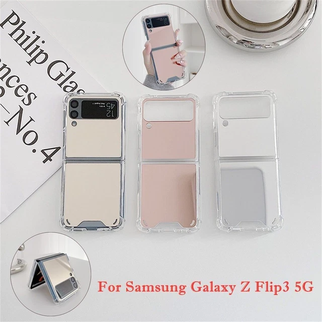 de téléphone Pour Samsung Galaxy Z Flip3 5G Coque de protection Coque de miroir