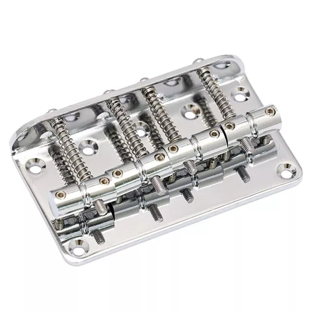 Hard Tail Fixed Bass Guitar Bridge Compatible with 4 String Jazz Bass or Pr X1N7