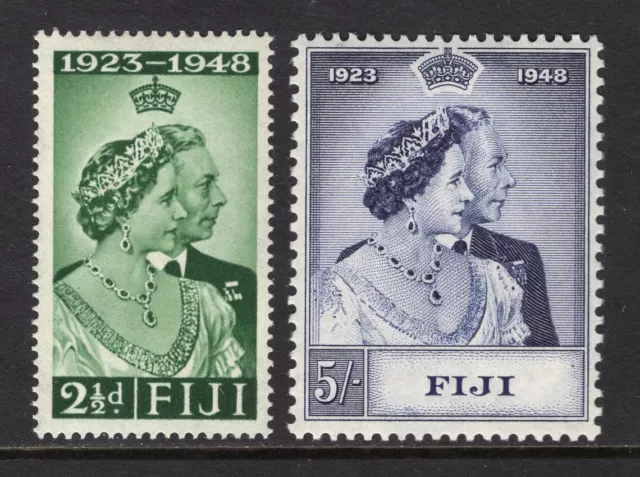 M24128 Fiji 1948 SG270/1 KGVI: RSW set UMM, Cat £18