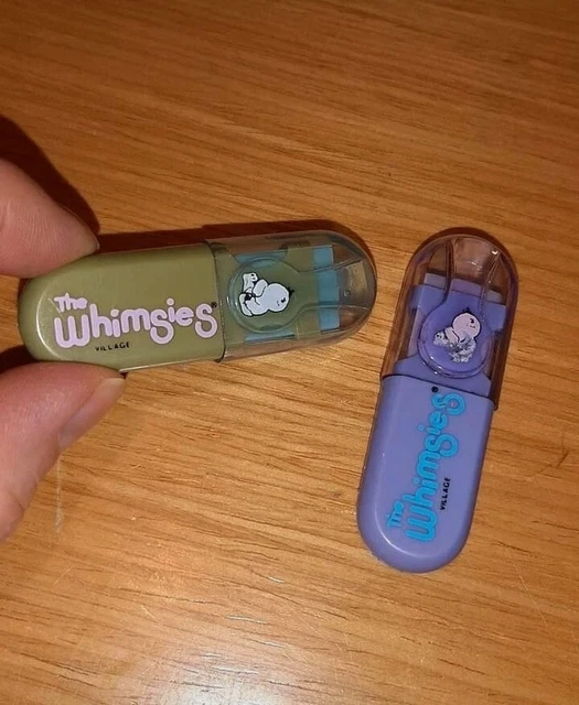 The Whimsies Village Gommine Anni 80 erasers Vintage