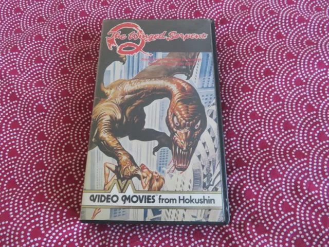 Q - The Winged Serpent - Hokushin - (Pre-Cert Horror Vhs Video)