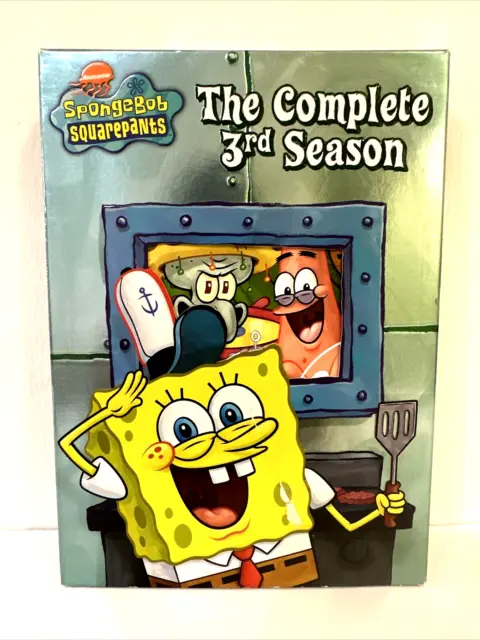 SpongeBob Squarepants : The Complete 3rd Season DVD Box Set Season 3 Mint Discs