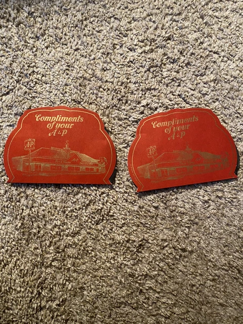 Vtg A&P Grocery Store Sewing Needle Cardboard Pack Set Of 2 West Germany 1936
