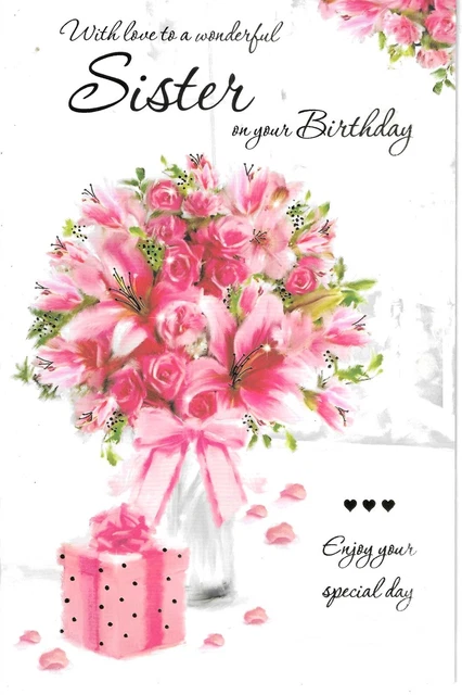 Stunning Top Range Wonderful Words 5 Verse One I Love Birthday Greeting Card