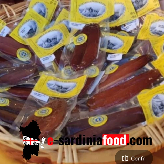 1 kg Bottarga di muggine di Cabras in Baffe Tradizioni Nostrane 100/130 grammi 1 kg Bottarga di muggine di Cabras in Baffe Tradizioni Nostrane 100/130 grammi
