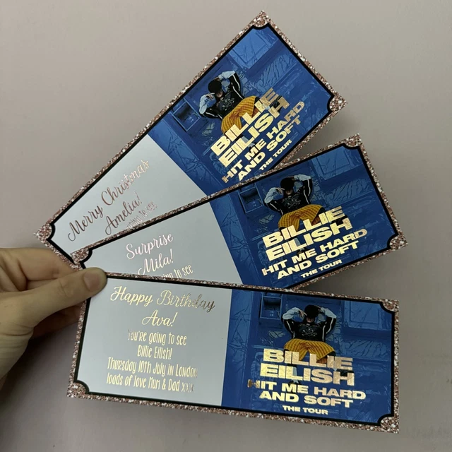 BILLIE EILISH HIT me Hard & Soft TOUR FOLIERT GEBURTSTAG Überraschung