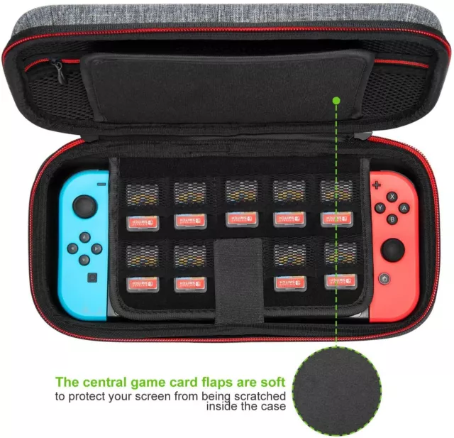 Etui pour Nintendo Switch - Younik Housse de Transport Rigide Version Améliorée