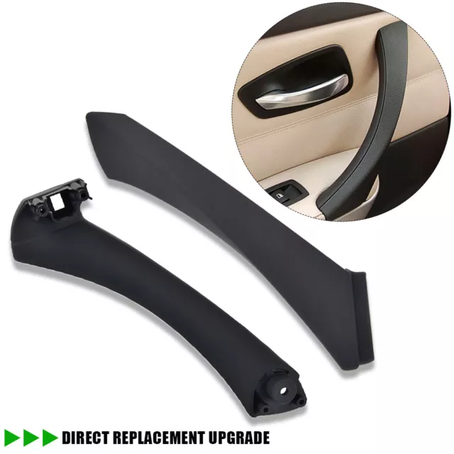 Left Passenger Side Inner Door Panel Handle Cover Set Fits BMW 3 Series E90 E91