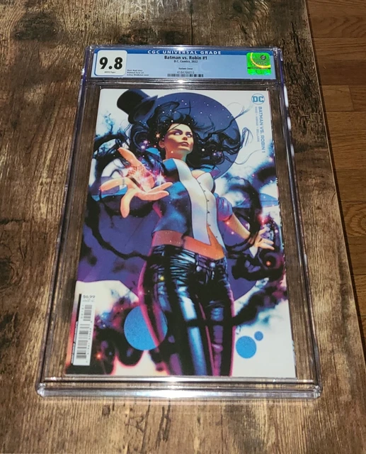 Batman vs Robin #1 CGC 9.8 Graded Joshua Middleton Zatanna Variant Cover DC 2022