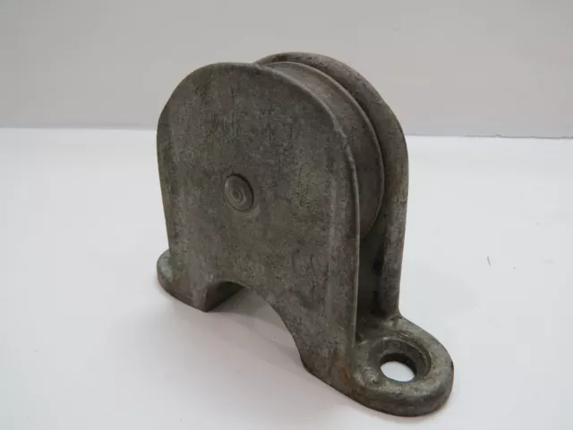 3 Inch #7 Wilcox Crittenden Galvanized Cast Iron Deck Pulley Block (C4C998B)