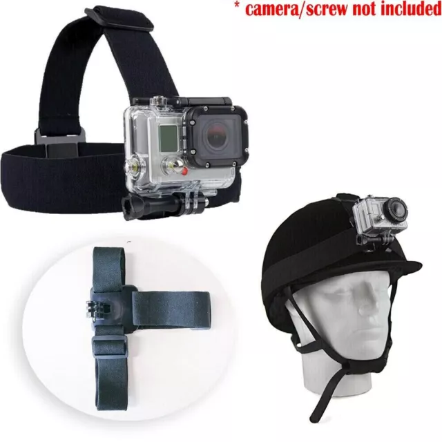 Head Strap Mount Headband For GoPro Hero 11 10 9 8 7 6 5 4 3+ 3 2 Osmo