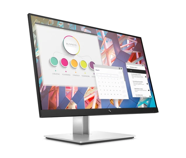 HP E24 G4 60,5cm (23,8") Full HD IPS Office-Monitor 16:9 VGA/HDMI/DP Pivot HV