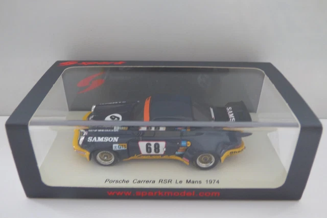 Porsche 911 Carrera RSR N°61 – 24H Du Mans 1974 – Starter 1/43 – Résine Montée