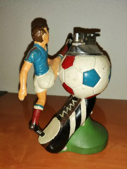 Ancien Briquet Des Annees 1970 En Metal  Footballeur Platini  Numero 10