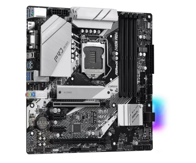 MSI Z490-A Pro ProSeries Carte mère ATX (Intel Core 10e génération, Socket LGA  1200, DDR4, Double emplacements M.2, USB 3.2 Gen 2, LAN 2,5 G, DP/HDMI) :  : Informatique