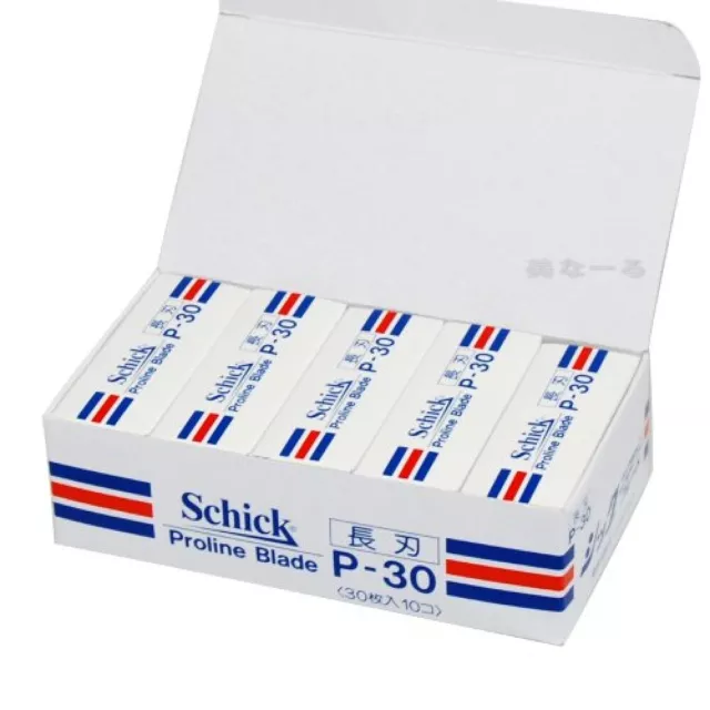 Hoja Schick Proline 30 x 10 juego 300 piezas P-30 JAPÓN NUEVA con seguimiento envío gratuito