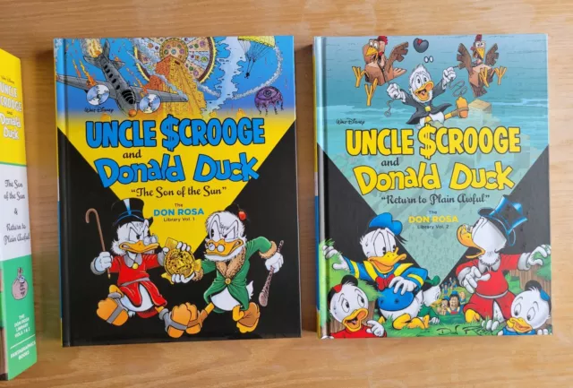 Uncle Scrooge And Donald Duck Don Rosa Library Box Set Volumes 1 2 Fantagraphics
