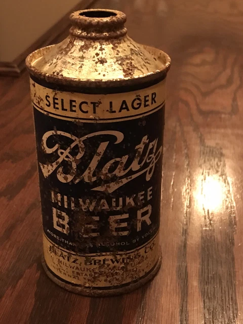 Rare Blatz Cone Top Beer Can Old Blatz Brewing Co Milwaukee Wi Select Lager Rare