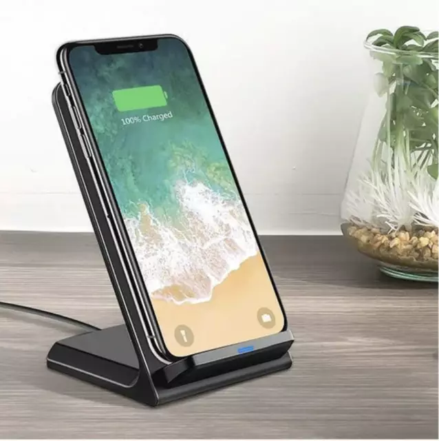 30W Qi Wireless Charger Fast Charge Stand Dock For iPhone 8 11 13 14 15 Samsung